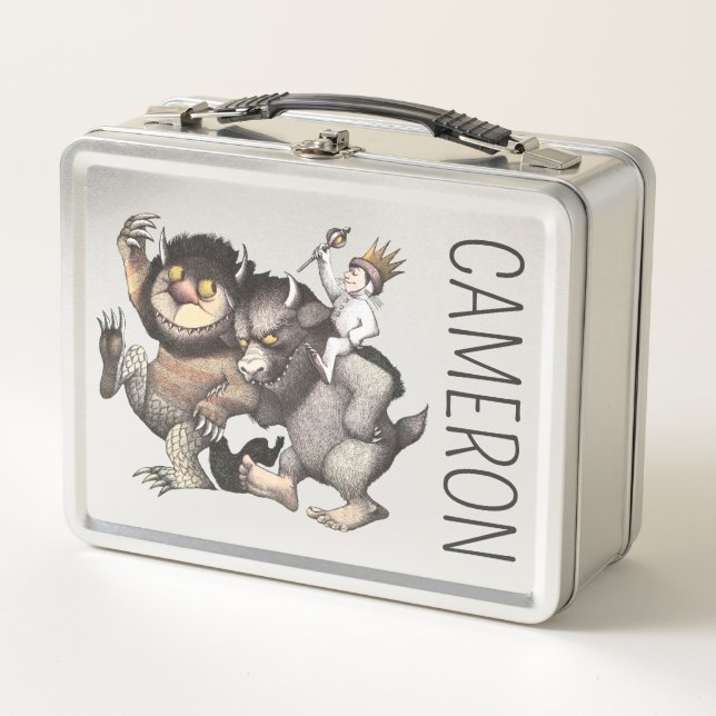 Where the Wild Things | Add Your Name Metal Lunch Box (Front)