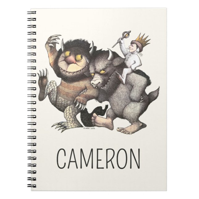 Where the Wild Things | Add Your Name Notebook (Front)
