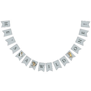 Where the Wild Things Are 1st Birthday Bunting Flags