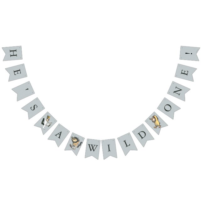 Where the Wild Things Are 1st Birthday Bunting Flags (All)