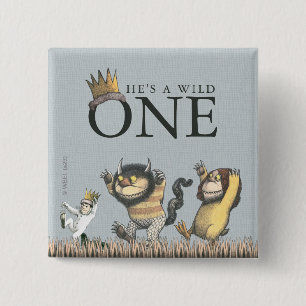 Where the Wild Things Are 1st Birthday Button
