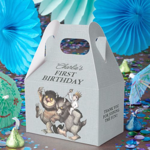 Where the Wild Things Are 1st Birthday Favor Boxes