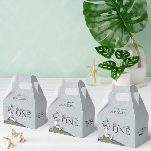 Where the Wild Things Are 1st Birthday Invitation Favor Boxes