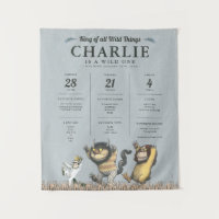 Where the Wild Things Are - 1st Birthday Milestone