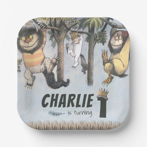 Where the Wild Things Are 1st Birthday  Paper Plates