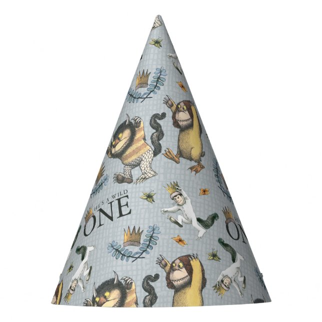 Where the Wild Things Are 1st Birthday Party Hat (Front)