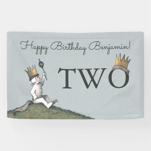 Where the Wild Things Are 2nd Birthday  Banner