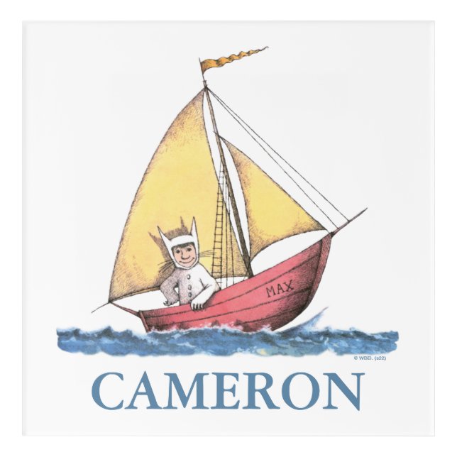 Where the Wild Things Are | Add Your Name Acrylic Print (Front)