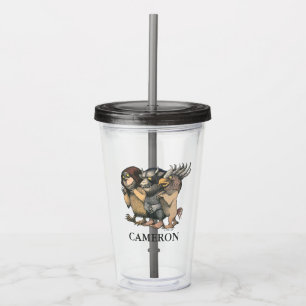 Where the Wild Things Are Add Your Name Acrylic Tumbler