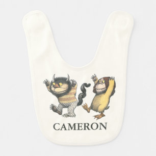 Where the Wild Things Are Add Your Name Baby Bib
