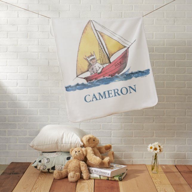Where the Wild Things Are | Add Your Name Baby Blanket (In Situ)