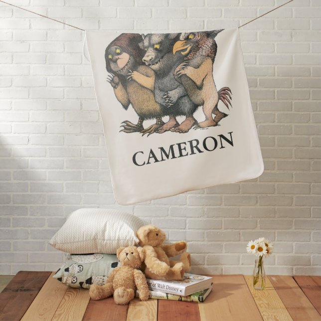 Where the Wild Things Are | Add Your Name Baby Blanket (In Situ)