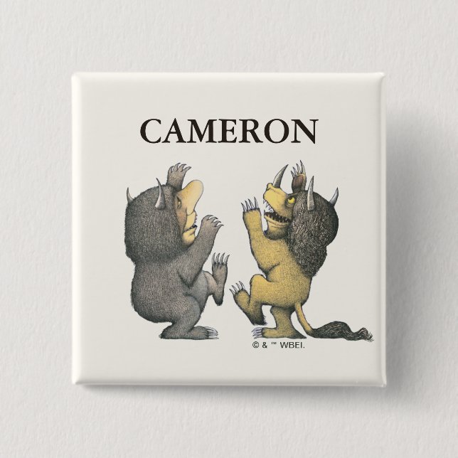 Where the Wild Things Are | Add Your Name Button (Front)