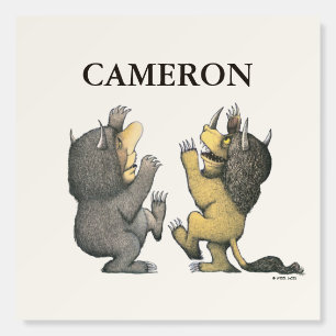 Where the Wild Things Are Add Your Name Foam Board