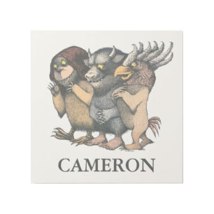 Where the Wild Things Are   Add Your Name Gallery Wrap