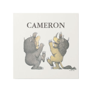 Where the Wild Things Are   Add Your Name Gallery Wrap