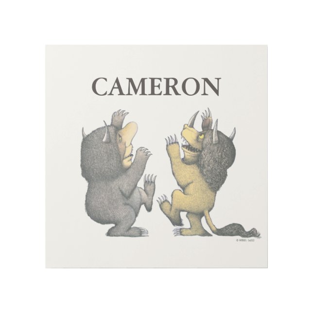 Where the Wild Things Are | Add Your Name Gallery Wrap (Front)