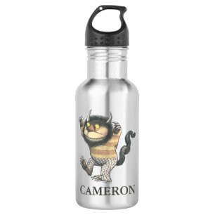 Where the Wild Things Are   Add Your Name Stainless Steel Water Bottle