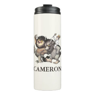Where the Wild Things Are   Add Your Name Thermal Tumbler