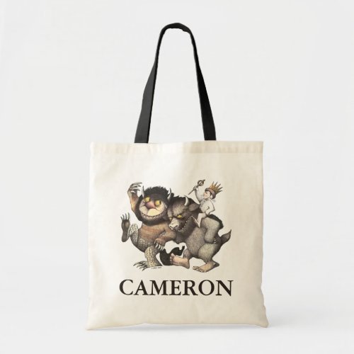 Where the Wild Things Are  Add Your Name Tote Bag