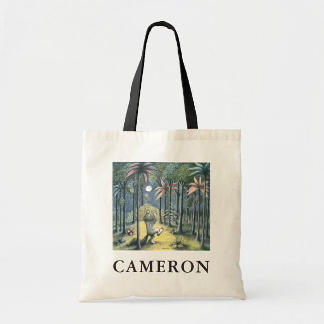 Where The Wild Things Are | Add Your Name Tote Bag (Front)