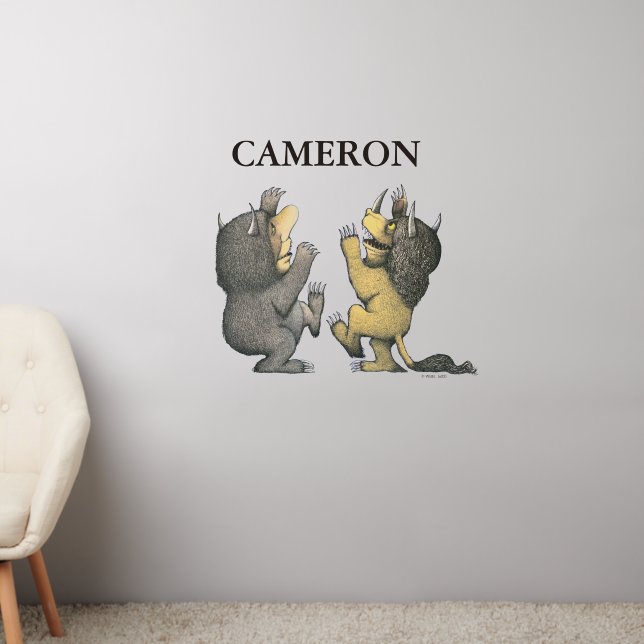 Where the Wild Things Are | Add Your Name Wall Decal (Living Room 2)