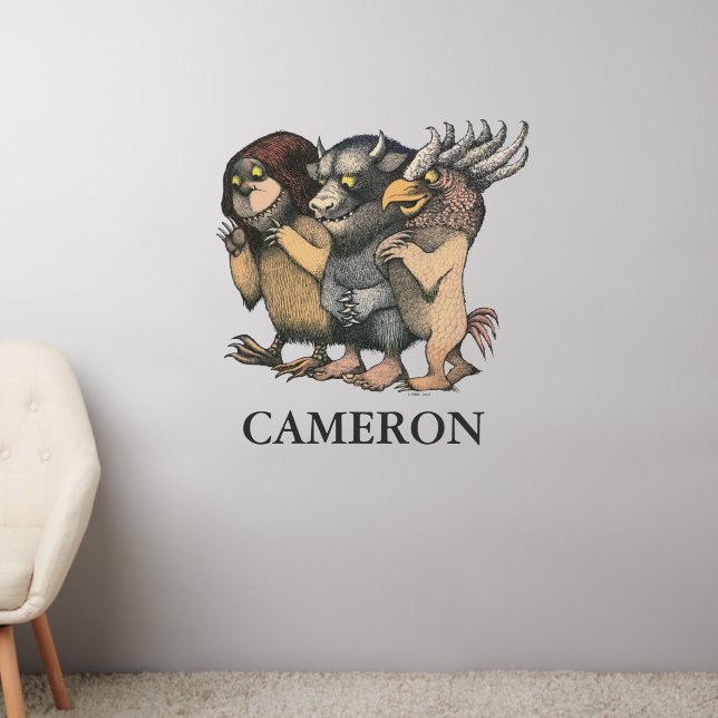 Where the Wild Things Are | Add Your Name Wall Decal (Living Room 2)