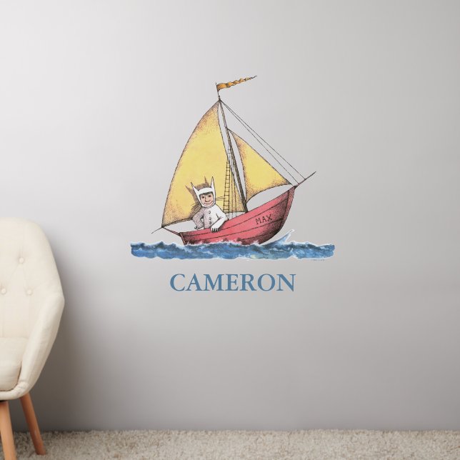 Where the Wild Things Are | Add Your Name Wall Decal (Living Room 2)