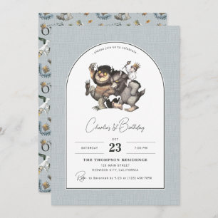 Where the Wild Things Are Arch Birthday Invitation