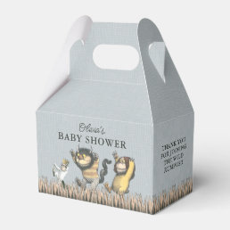 Where the Wild Things Are Baby Shower Favor Boxes