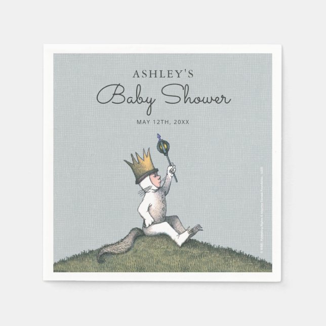 Where the Wild Things Are Baby Shower Napkins (Front)