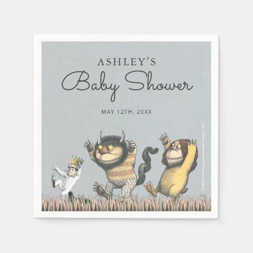 Where the Wild Things Are Baby Shower Napkins