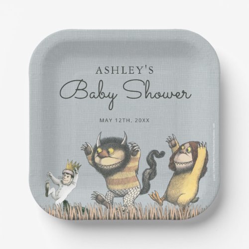 Where the Wild Things Are Baby Shower Paper Plates