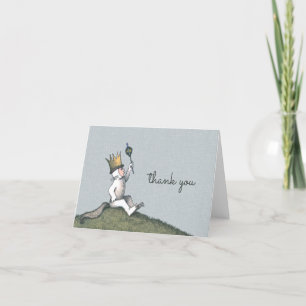 Where the Wild Things Are Baby Shower Thank You Card