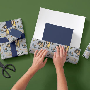 Amazing Baby Boy Design Wrapping Paper by podferds