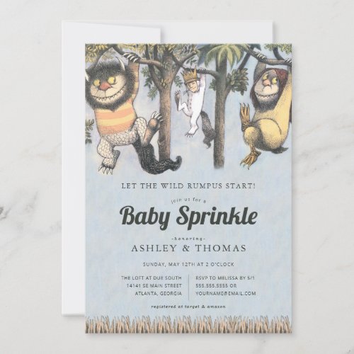 Where the Wild Things Are Baby Sprinkle Invitation