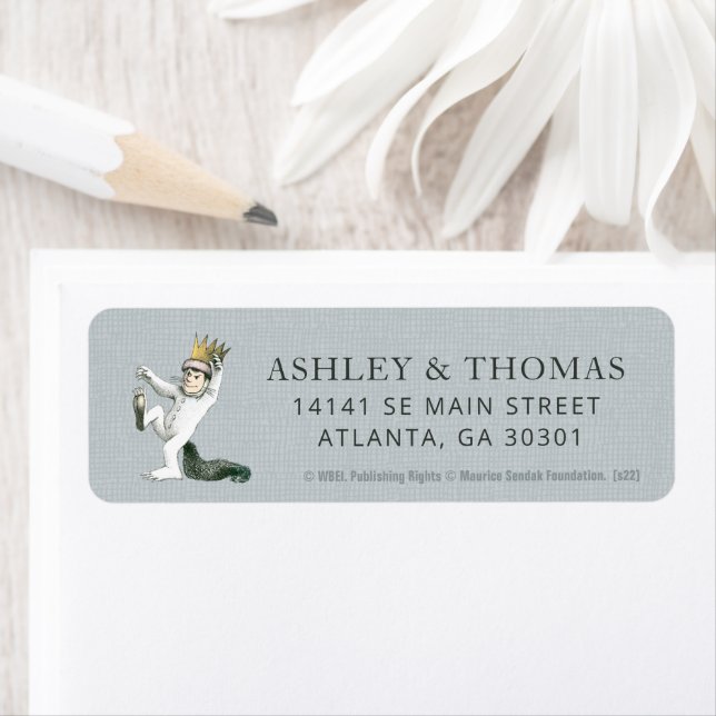 Where the Wild Things Are Birthday Address Label (Insitu)