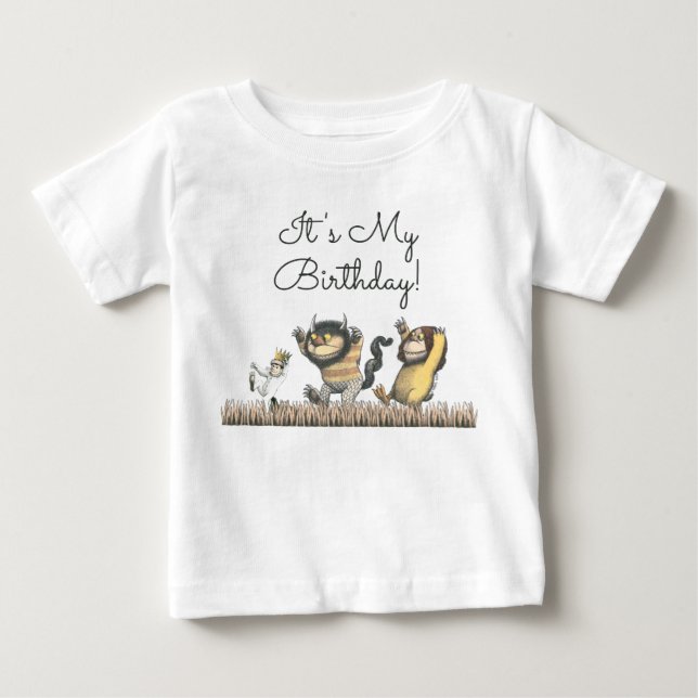 Where the Wild Things Are Birthday Baby T-Shirt (Front)