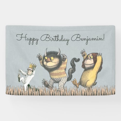Where the Wild Things Are Birthday Banner