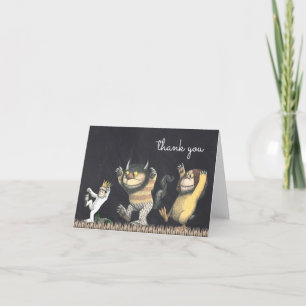 Where the Wild Things Are Birthday Thank You Card