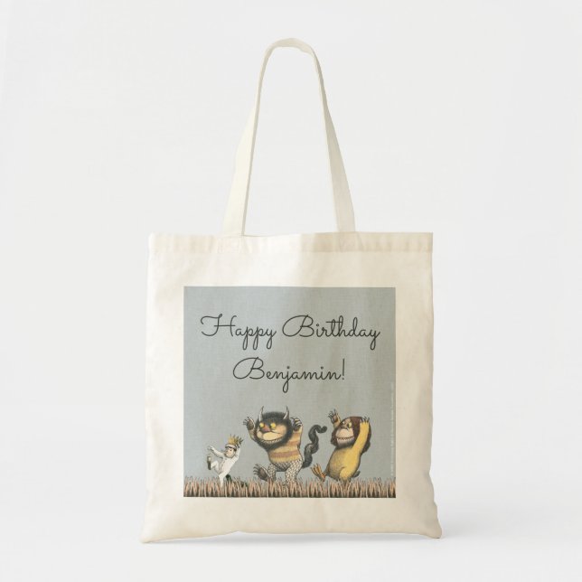 Where the Wild Things Are Birthday Tote Bag (Front)