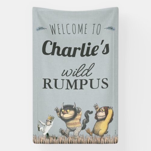 Where the Wild Things Are _ Birthday Welcome Banner