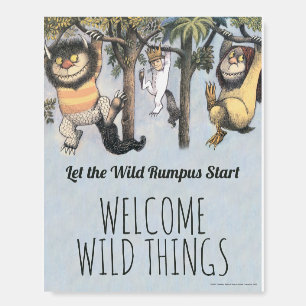 Where the Wild Things Are - Birthday Welcome Foam Board