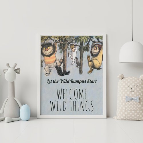 Where the Wild Things Are _ Birthday Welcome Poster