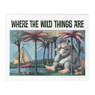 Where The Wild Things Are   Book Cover Acrylic Print