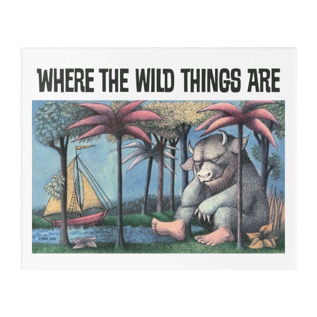 Where The Wild Things Are | Book Cover Acrylic Print (Front)