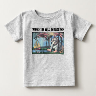 Where The Wild Things Are   Book Cover Baby T-Shirt