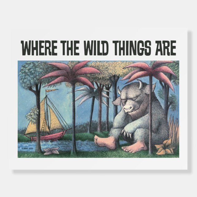 Where The Wild Things Are | Book Cover Foam Board (Front)