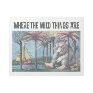 Where The Wild Things Are   Book Cover Gallery Wrap