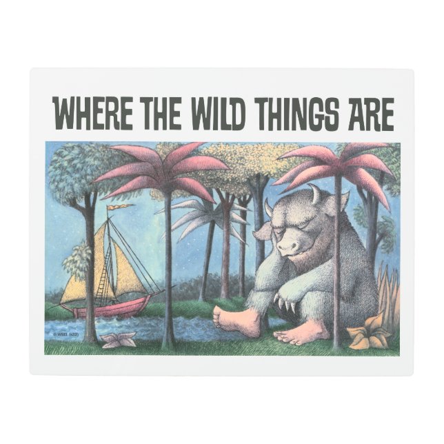 Where The Wild Things Are | Book Cover Metal Print (Front)